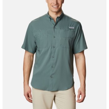 Columbia Overhemd Heren, PFG Tamiami II Short Sleeve Groen, 48ERQGDKT